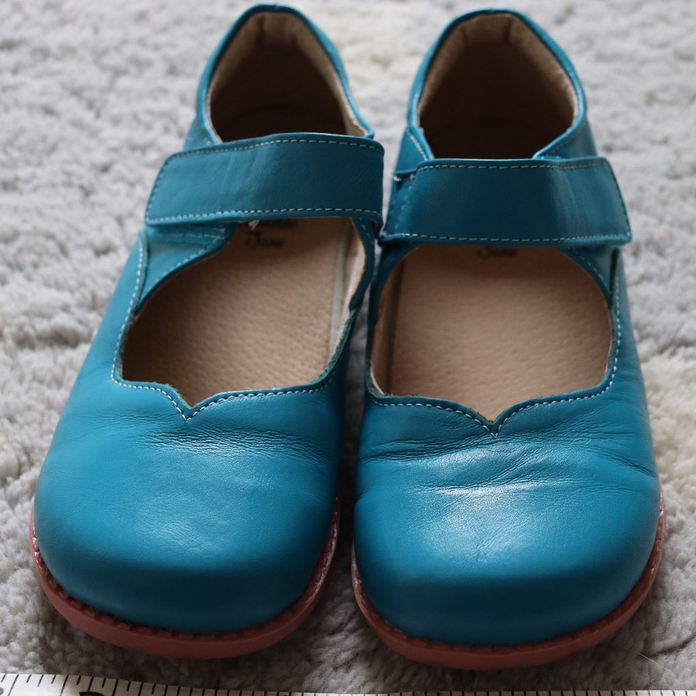 Livie & Luca Matilda Jane Girls Shoes Size 2 (Blue Jay Astrid Shoes)